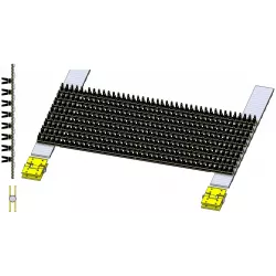 Tapis hérisson à barreaux MK 700 – tapis pour machine Grimme MK 700 | OEM Grimme 200.07795 | fabricant KiJ