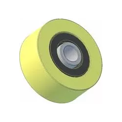 Rouleau n° 213 – rouleau porteur en plastique Ø75 mm pour machines Grimme | OEM Grimme 602.00198 | fabricant KiJ