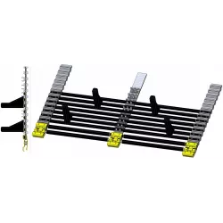 Tapis à fanes SR 80-40 sur 3 courroies – tapis pour arracheuse de pommes de terre Grimme SR 80-40 | OEM Grimme 300.09872, 300.10117 | fabricant KiJ