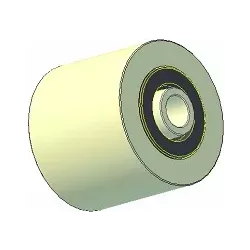 Rouleau n° 218 – rouleau porteur en plastique Ø75 mm pour machines Grimme | OEM Grimme 602.00053, 200.24939, 200.07971 | fabricant KiJ