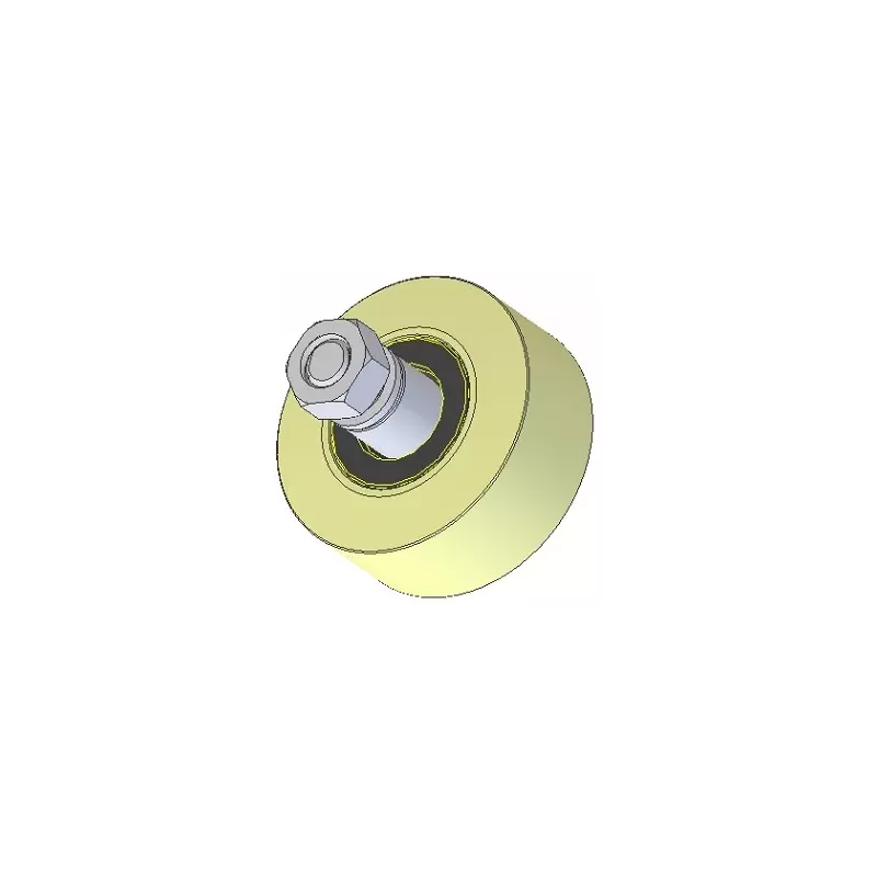 Rouleau n° 235 – rouleau en plastique Ø100 mm pour machines Wuhlmaus | OEM Wuhlmaus 000.03.030.00 | fabricant KiJ