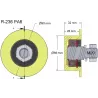 Rouleau n° 236 – rouleau en plastique Ø66 mm pour machines Wuhlmaus | fabricant KiJ