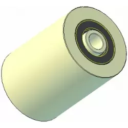 Rouleau n° 246 – rouleau porteur en plastique Ø75 mm pour machines Grimme | OEM Grimme 200.92919 | fabricant KiJ