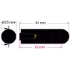 Doigt en caoutchouc de roue plombeuse de semoir 84-25-8,5 | OEM AC 802808 | fabricant KiJ