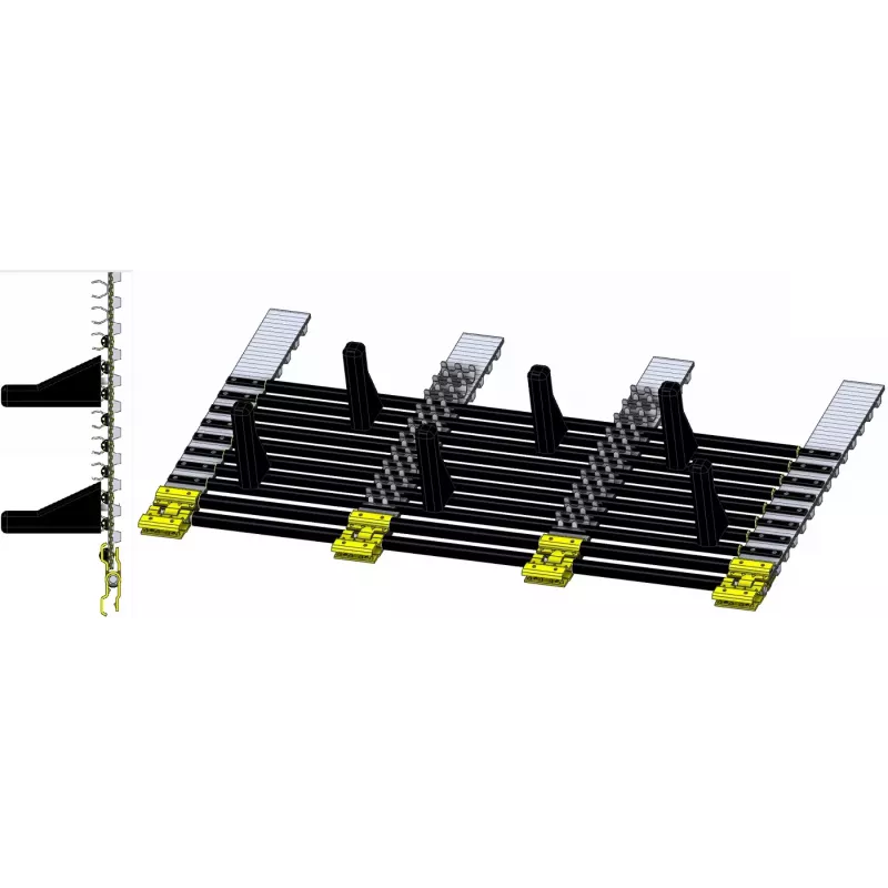 Convoyeur élévateur à fanes Anna II – convoyeur de rechange pour arracheuse de pommes de terre deux rangs Anna Z-614 | OEM Anna 5614-51-028 | fabricant KiJ