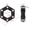 Herse rotative – pièce de rechange fabriquée par KiJ | OEM 12380000601 | fabricant KiJ