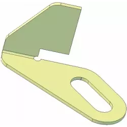 Racleur métallique droit – racleur pour machines Grimme | OEM Grimme 015.11859 | fabricant KiJ