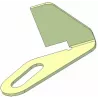 Racleur métallique gauche – racleur pour machines Grimme | OEM Grimme 015.11860 | fabricant KiJ