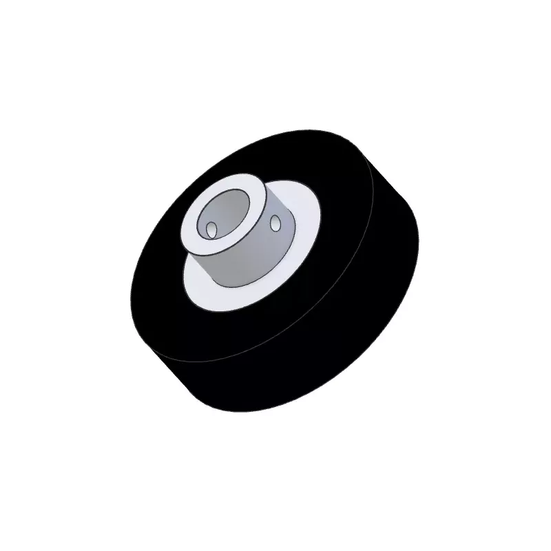 Rouleau n° 36 – rouleau en fonte-caoutchouc Ø140 mm pour machines Grimme | OEM Grimme 300.04866, 300.04990 | fabricant KiJ