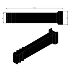 Caoutchouc de nettoyage – élément en caoutchouc fabriqué par KiJ | OEM 206107, 206116, 206122 | fabricant KiJ