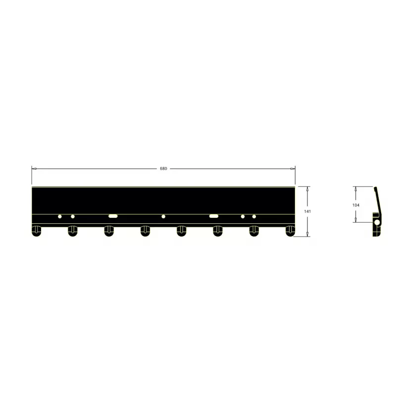 Palette de tapis à fanes L-680 – palette pour machine ROPA Keiler | OEM ROPA 501027 | fabricant KiJ
