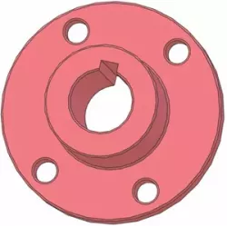 Rouleau n° 196a – moyeu de rouleau en fonte Ø70 mm pour machines Wuhlmaus | fabricant KiJ