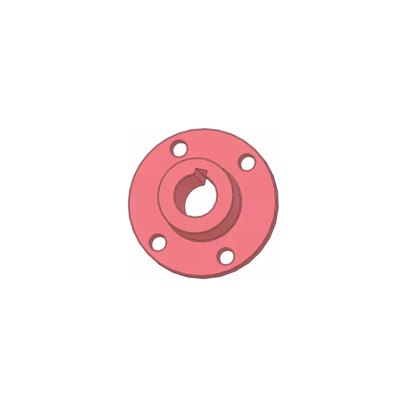 Rouleau n° 196a – moyeu de rouleau en fonte Ø70 mm pour machines Wuhlmaus | fabricant KiJ