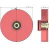 Rouleau n° 114 – rouleau de renvoi en fonte Ø192 mm pour machines Grimme | OEM Grimme 200.48657 | fabricant KiJ