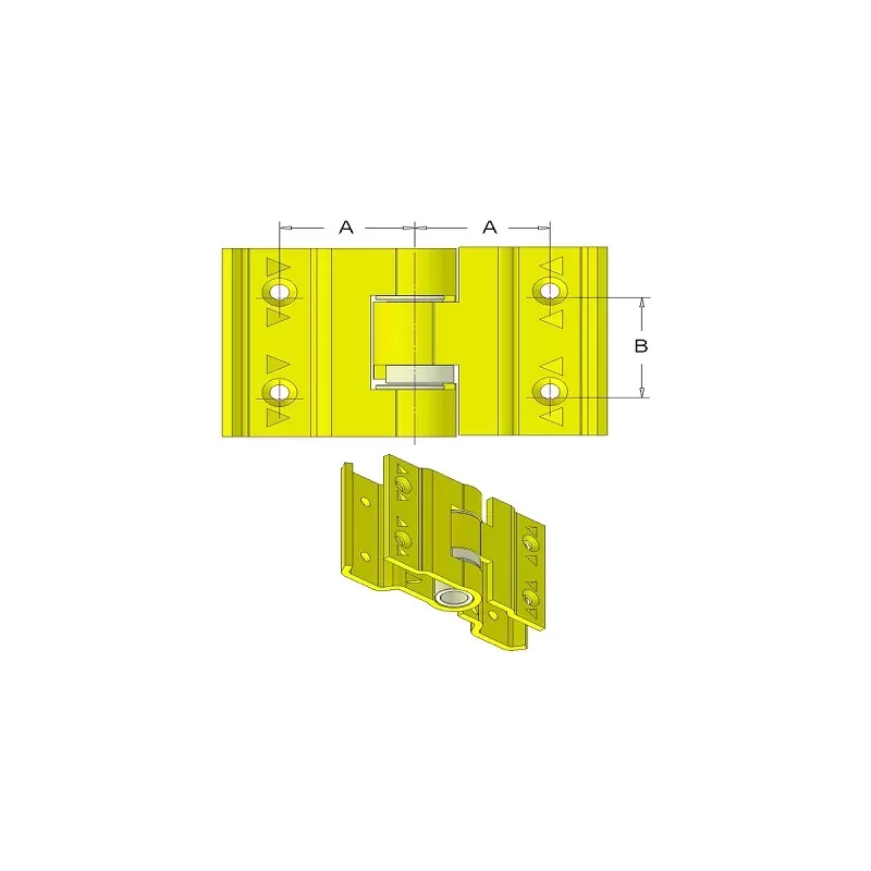 Agrafe de jonction à ergots – agrafe de jonction de tapis, variantes 35/32 mm et 42/32 mm, pour Grimme | OEM Grimme 015.22172, 015.22173, 015.42490 | fabricant KiJ