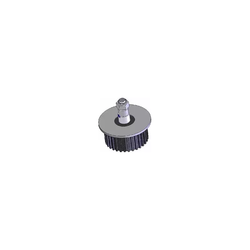 Rouleau n° 6 – rouleau de renvoi en acier-caoutchouc Ø132 mm pour machines Grimme | OEM Grimme 200.17570, 200.08260, 076.00974 | fabricant KiJ