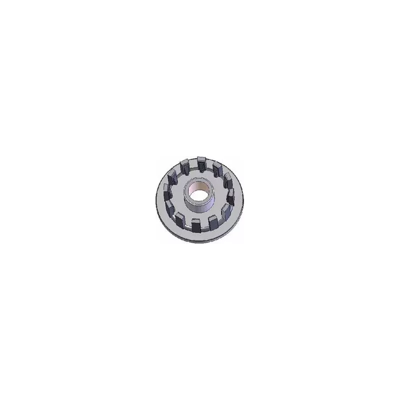 Rouleau n° 16a – rouleau d'entraînement en fonte Ø124 mm pour machines Grimme | OEM Grimme 001.00524 | fabricant KiJ