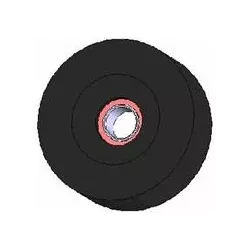 Rouleau n° 18 – rouleau porteur en caoutchouc Ø64 mm pour machines Grimme | OEM Grimme 088.00243, 200.14285, 200.17208 | fabricant KiJ