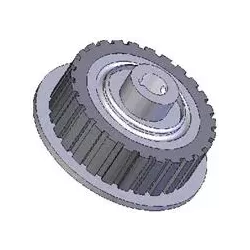 Rouleau n° 19a – rouleau d'entraînement en fonte-caoutchouc Ø170 mm pour machines Grimme | OEM Grimme 076.00822 | fabricant KiJ