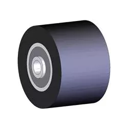 Rouleau n° 106 – rouleau porteur en acier-caoutchouc Ø95 mm pour machines Grimme | OEM Grimme 200.27582, 200.27581, 200.27583 | fabricant KiJ