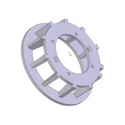 Rouleau n° 127 – rouleau d'entraînement en fonte Ø250 mm, pas 40 mm, pour machines Grimme | OEM Grimme 006.00059, 006.00347, 006.00722 | fabricant KiJ