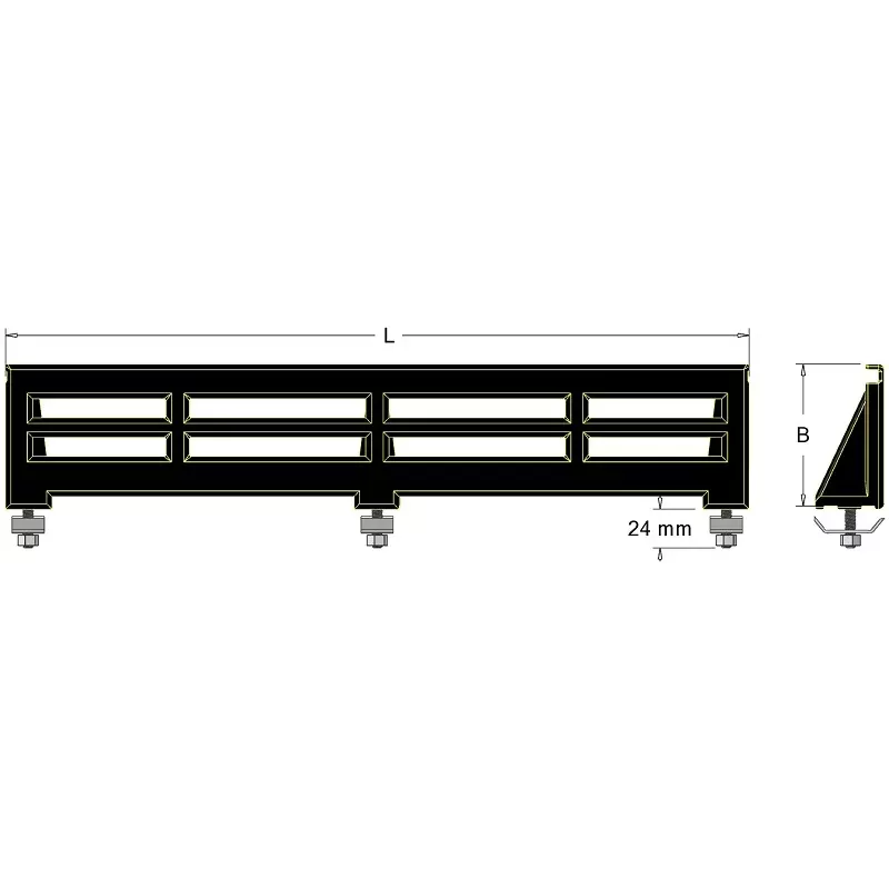 Palette à 3 fixations – palette pour machines Grimme | OEM Grimme 088.00332 | fabricant KiJ
