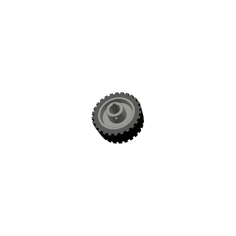 Rouleau n° 44 – rouleau d'entraînement en fonte-caoutchouc Ø165 mm pour machines Grimme | OEM Grimme 076.00823 | fabricant KiJ