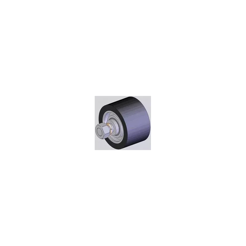 Rouleau n° 100 – rouleau de renvoi en acier-caoutchouc Ø128 mm pour machines Grimme | OEM Grimme 200.09304 | fabricant KiJ
