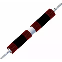 Rouleau n° 245 – arbre de support en acier-caoutchouc Ø192 mm pour machines Grimme | OEM Grimme 076.01570 | fabricant KiJ