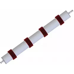 Rouleau n° 291 – rouleau porteur en acier-caoutchouc Ø190 mm pour machines Grimme | OEM Grimme 076.02181, 076.01529 | fabricant KiJ