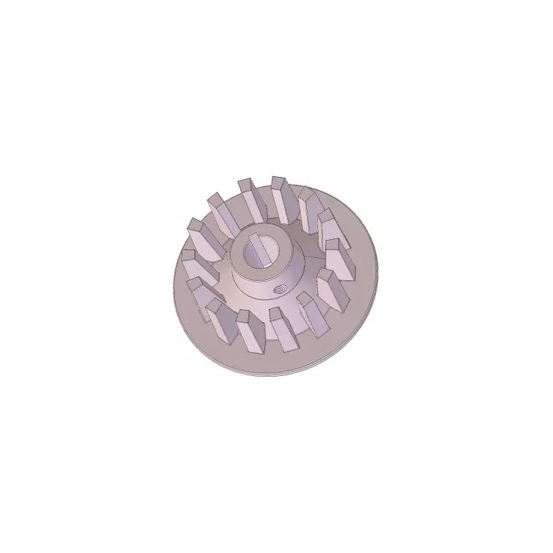 Rouleau n° 305 – rouleau d'entraînement en fonte Ø140 mm, pas 35 mm, pour machines Grimme | OEM Grimme 006.00370 | fabricant KiJ