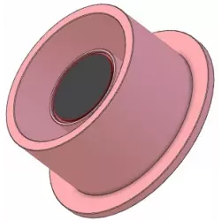 Rouleau n° 193 – rouleau de renvoi en acier Ø135 mm pour machines Grimme | OEM Grimme 088.00486 | fabricant KiJ