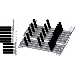 Tapis brise-mottes SE 140 – tapis pour arracheuse de pommes de terre Grimme SE 140 | OEM Grimme 200.72441 | fabricant KiJ