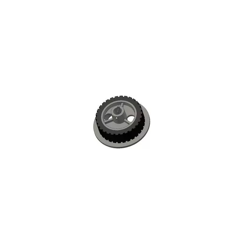 Rouleau n° 45 – rouleau d'entraînement en fonte-caoutchouc pour machines Grimme | OEM Grimme 076.01618, 076.05115 | fabricant KiJ
