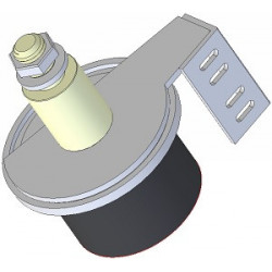 Rouleau n° 279a – rouleau de renvoi en acier-caoutchouc Ø100 mm pour machines Grimme | OEM Grimme 200.72137, 076.00759, 100.72135 | fabricant KiJ