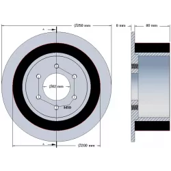 Rouleau n° 190 – rouleau d'entraînement en acier-caoutchouc Ø200 mm pour machines Holmer | OEM Holmer 1130010341 | fabricant KiJ