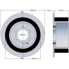 Rouleau n° 190 – rouleau d'entraînement en acier-caoutchouc Ø200 mm pour machines Holmer | OEM Holmer 1130010341 | fabricant KiJ
