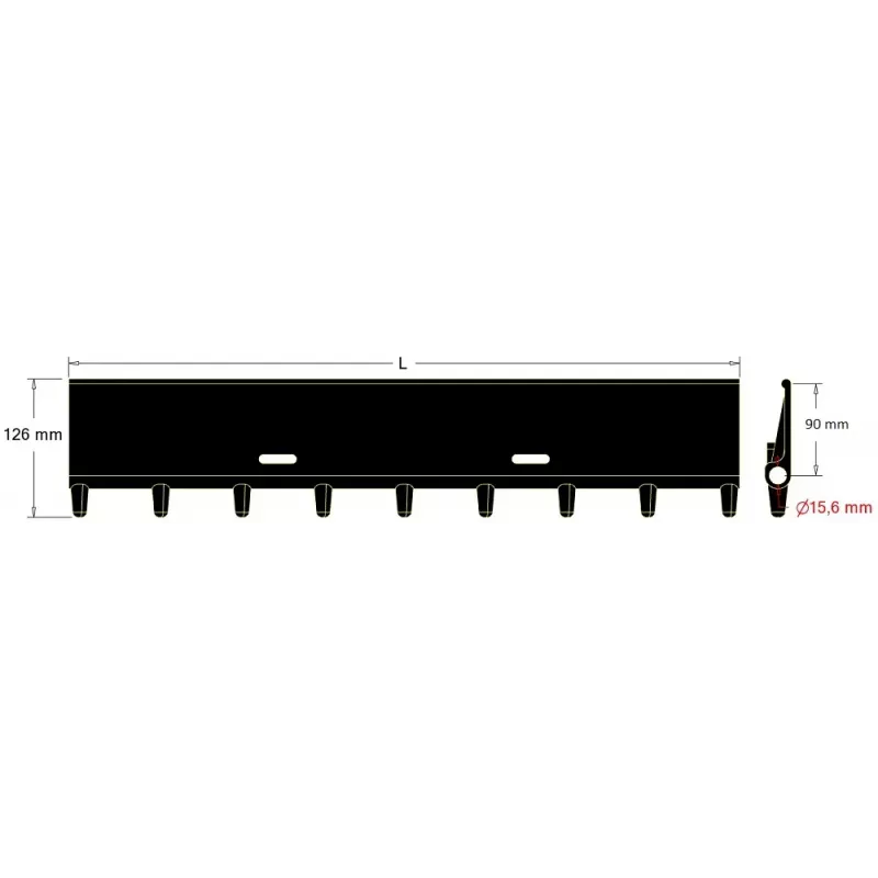 Palette de tapis à fanes 70-20 – palette pour machines Grimme | OEM Grimme 088.00364, 200.29297 | fabricant KiJ