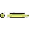 Rouleau n° 254 – rouleau racleur en acier-caoutchouc Ø64 mm pour machines Grimme | OEM Grimme 076.01515 | fabricant KiJ