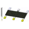 Tapis à fanes SE 75-30 sur 3 courroies – tapis pour arracheuse de pommes de terre Grimme SE 75-30 | OEM Grimme 300.33625, 300.36652, 300.47944 | fabricant KiJ