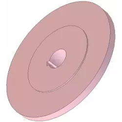 Rouleau n° 208 – rouleau de guidage en fonte Ø210 mm pour machines Grimme | OEM Grimme 006.00571, 100.32222 | fabricant KiJ