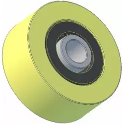 Rouleau n° 270 – rouleau porteur en plastique Ø65 mm pour machines Grimme | OEM Grimme 200.30645 | fabricant KiJ