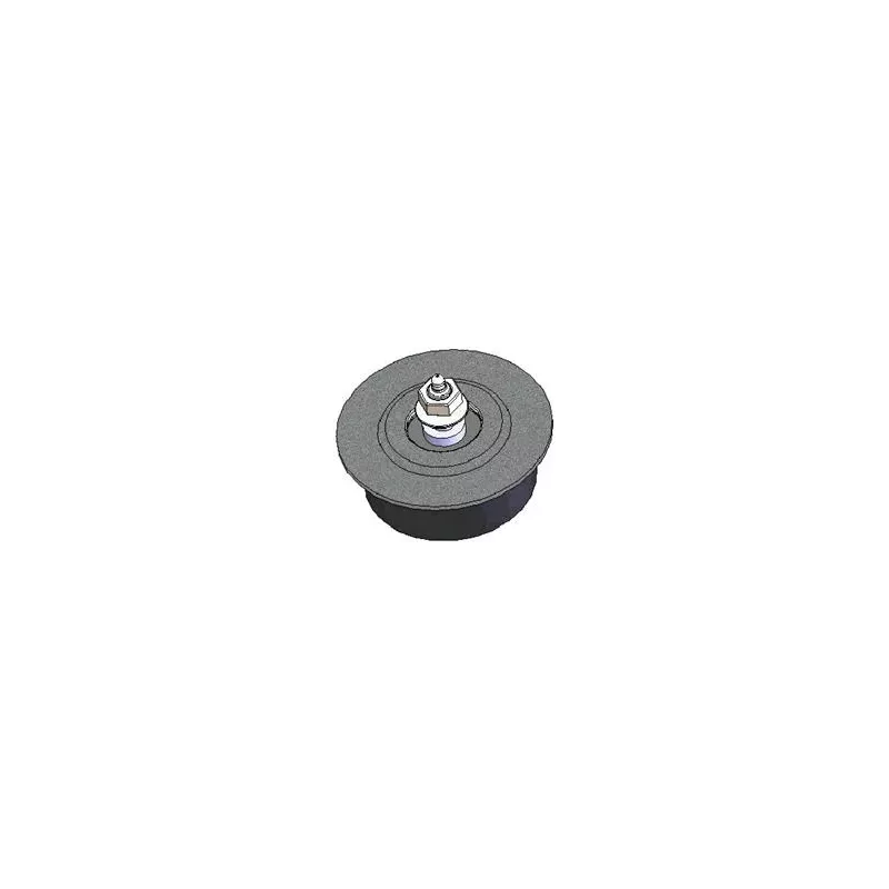 Rouleau n° 7 – rouleau porteur en acier-caoutchouc Ø120 mm pour machines Grimme | OEM Grimme 200.11805 | fabricant KiJ