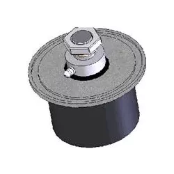 Rouleau n° 8 – rouleau de renvoi en acier-caoutchouc Ø100 mm pour machines Grimme | OEM Grimme 200.16029, 088.00325, 088.00324 | fabricant KiJ