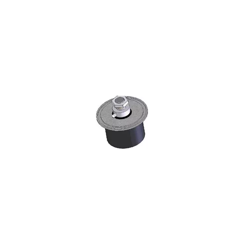 Rouleau n° 8 – rouleau de renvoi en acier-caoutchouc Ø100 mm pour machines Grimme | OEM Grimme 200.16029, 088.00325, 088.00324 | fabricant KiJ