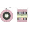 Rouleau n° 187 – rouleau porteur en acier Ø100 mm pour machines ROPA | OEM ROPA 252062 | fabricant KiJ