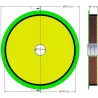 Rouleau n° 191 – rouleau de guidage en acier-caoutchouc Ø500 mm pour machines Holmer | OEM Holmer 1130015443 | fabricant KiJ