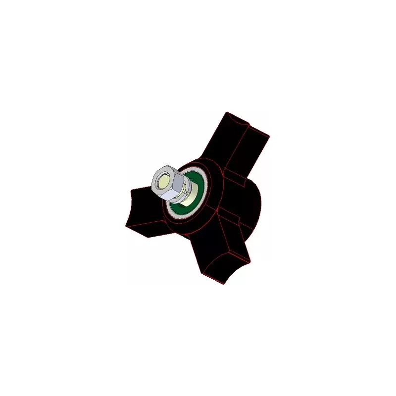 Rouleau n° 54 – rouleau en caoutchouc pour machines Wuhlmaus | OEM Wuhlmaus 000.15.020.00 | fabricant KiJ