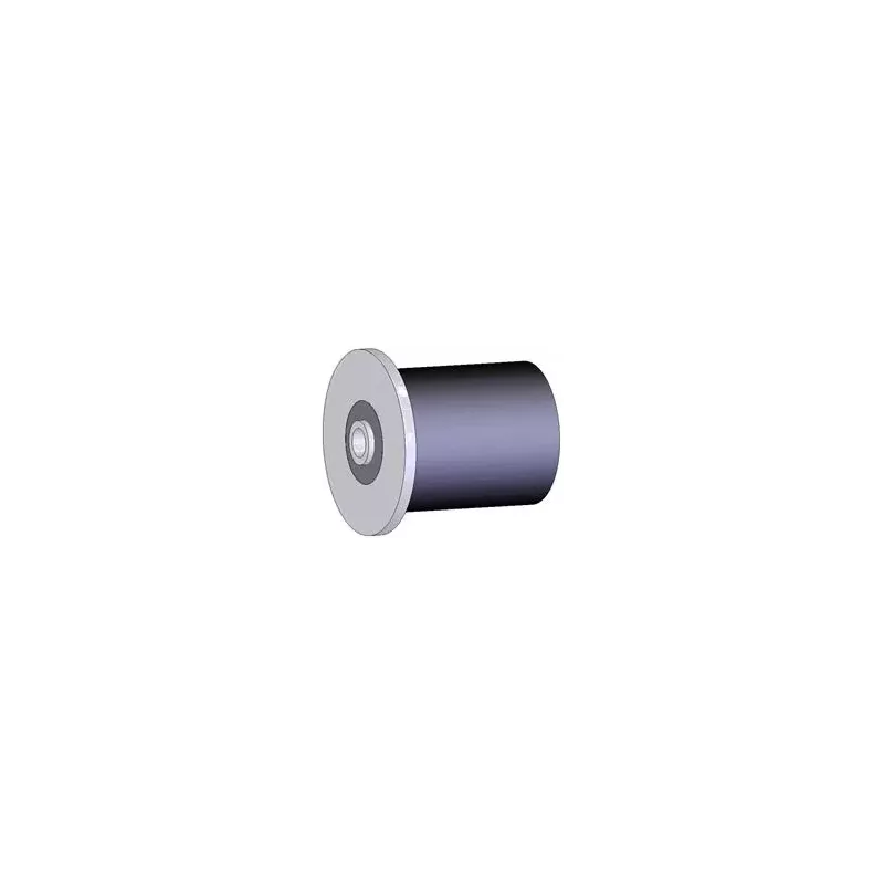 Rouleau n° 108 – rouleau porteur en acier-caoutchouc Ø80 mm pour machines Grimme | OEM Grimme 200.50894, 200.92919 | fabricant KiJ