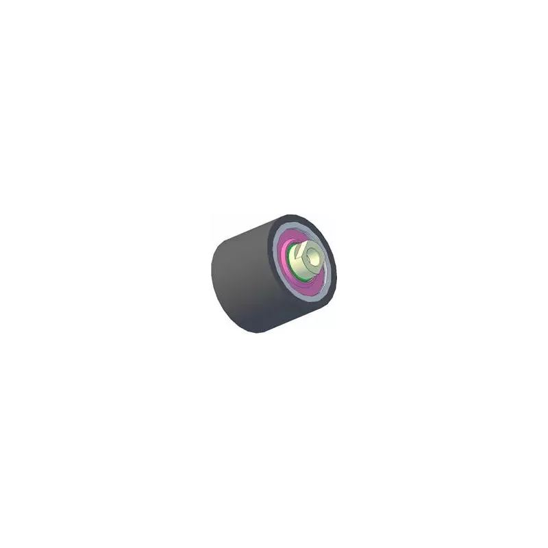 Rouleau n° 186 – rouleau en acier-caoutchouc Ø110 mm pour machines Holmer | OEM Holmer 1131033189, 1203045858 | fabricant KiJ